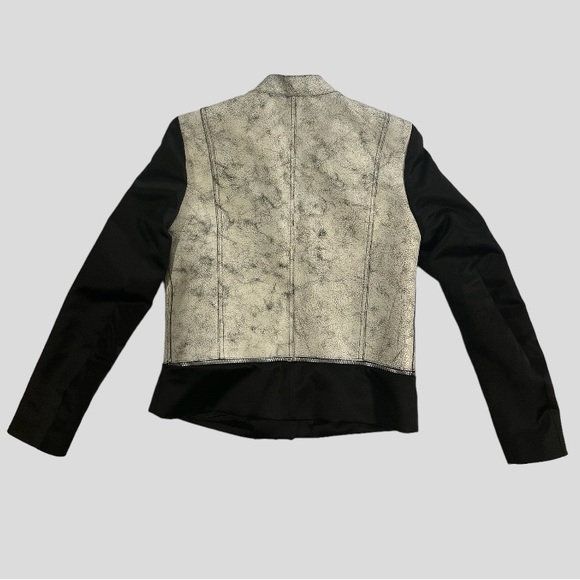 Sandro Paris Cracked Leather Jacket - Picture 6 of 9